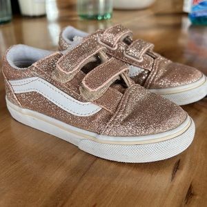 Vans toddler Velcro shoes size 8.5